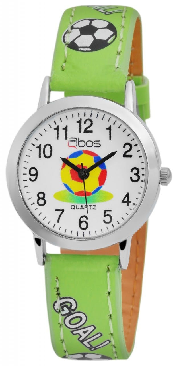 Reloj infantil analógico con correa de piel sintética