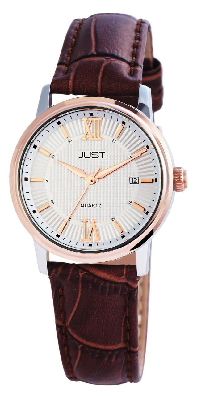 Reloj femenino con correa de piel genuina