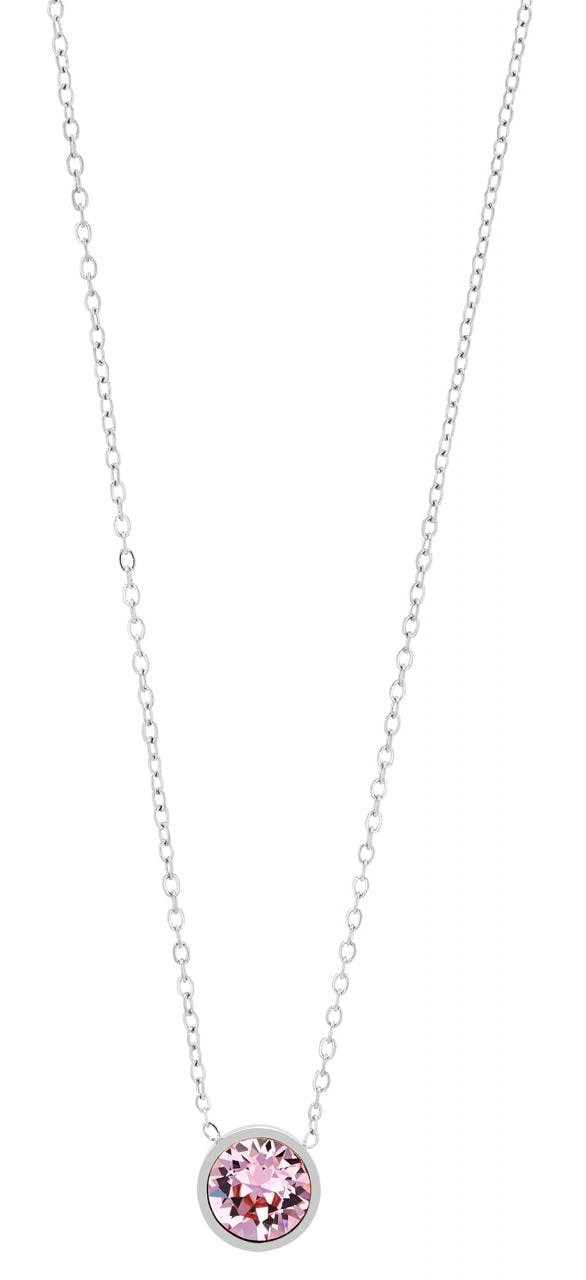 Stainless steel necklace with Swarovski pendant
