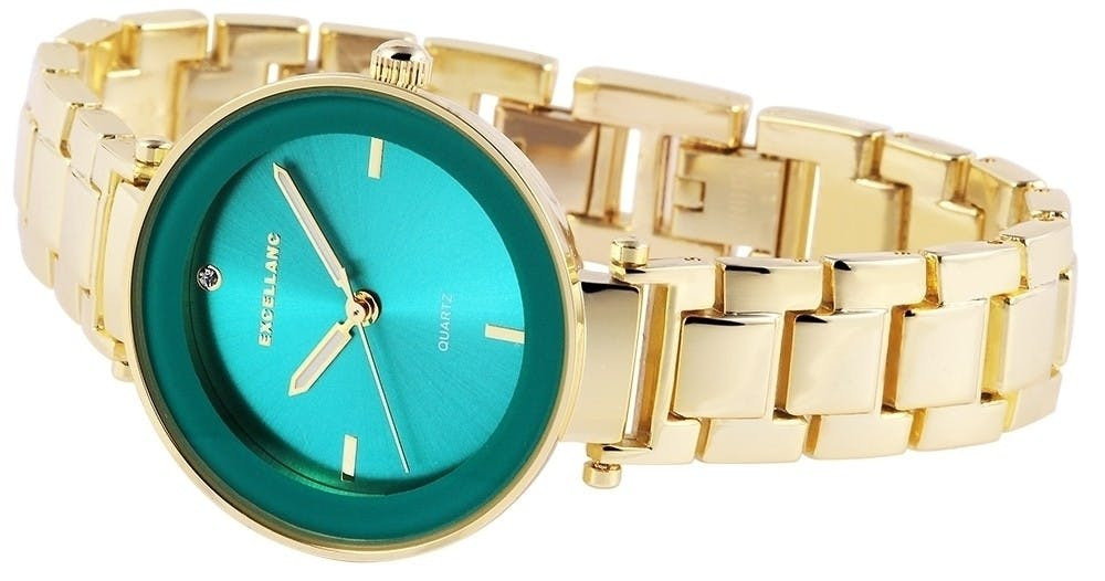 Reloj de mujer analógico en acero inoxidable con cristal en la esfera