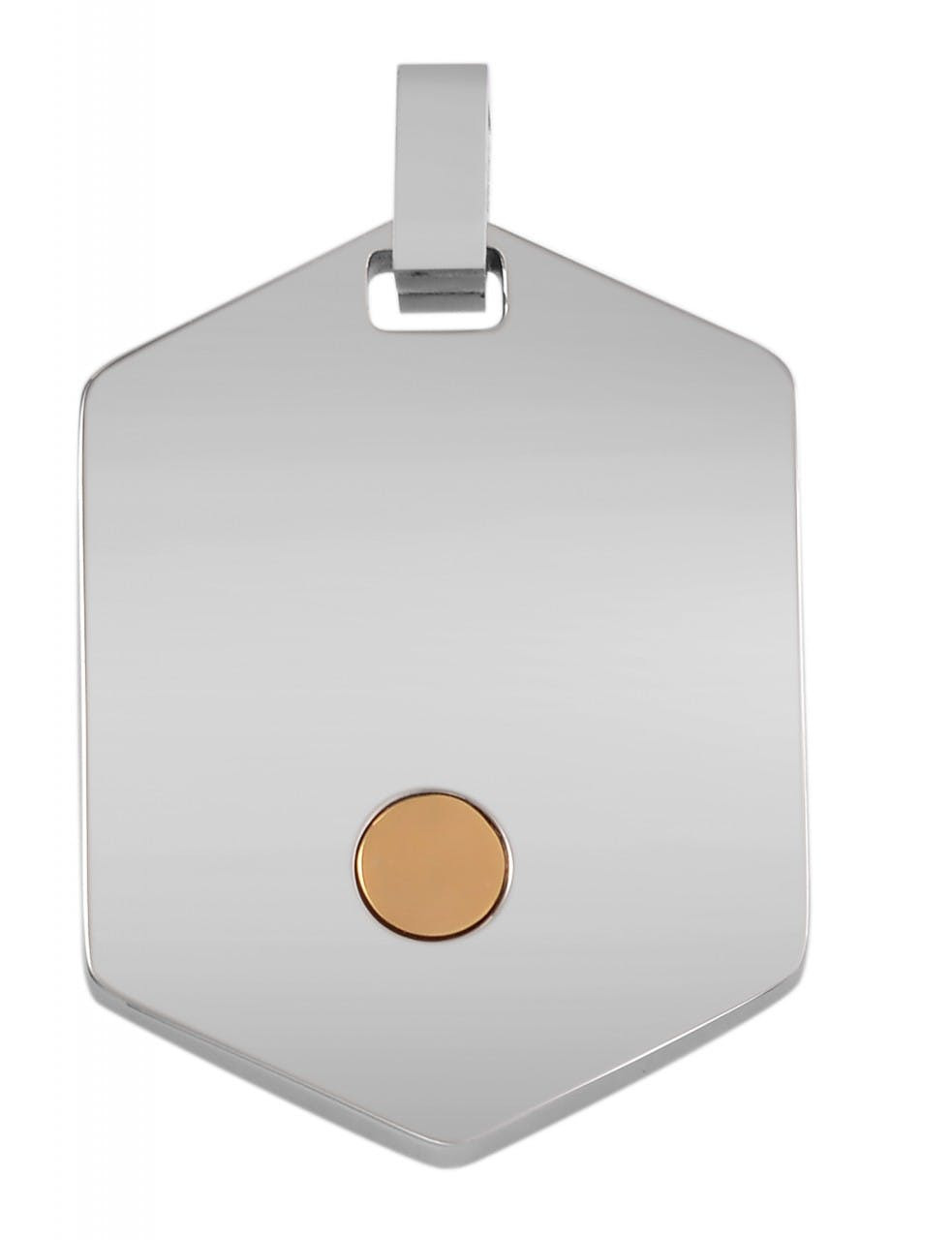Colgante de acero inoxidable con baño iónico