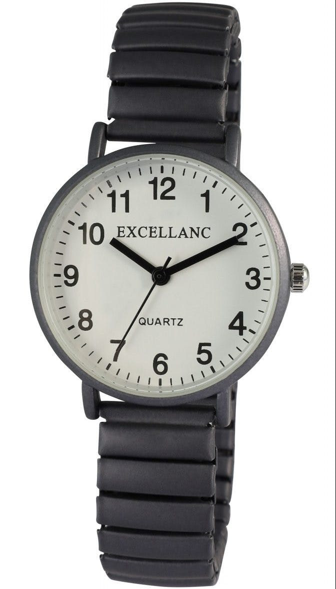 Reloj de señora con correa elástica ajustable mate o metálica