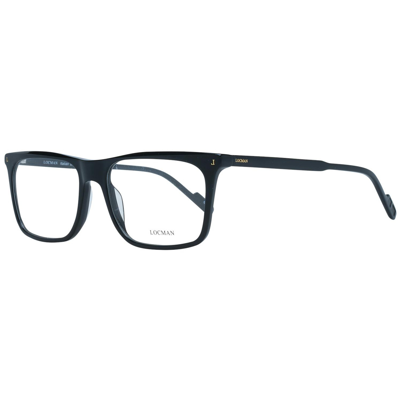 Black acetate full-frame optical frame 53
