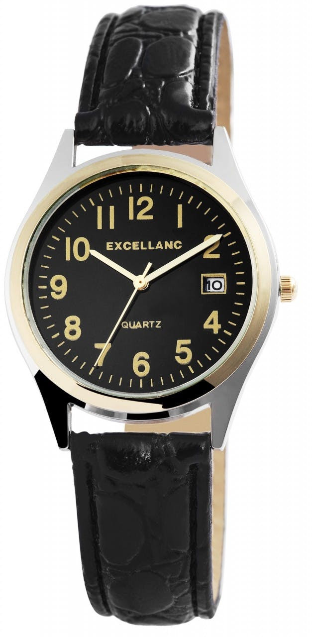 Reloj de señora con correa efecto cocodrilo