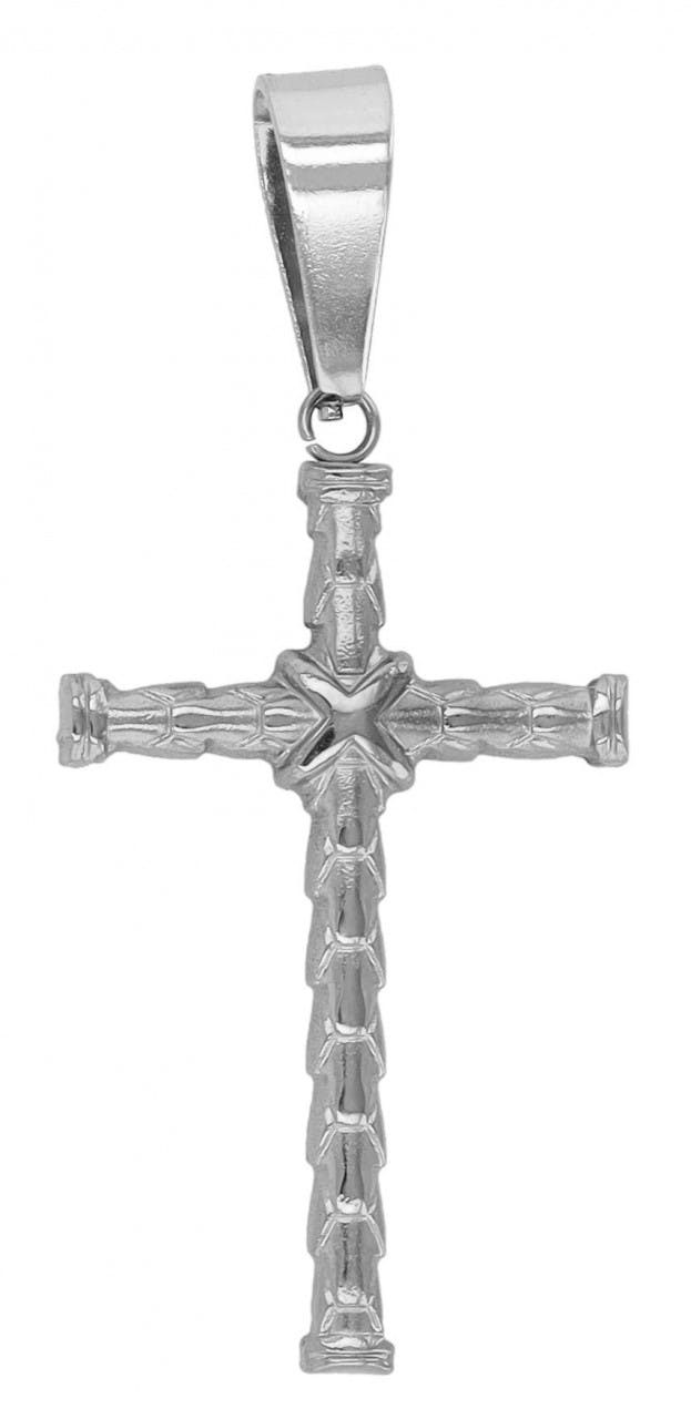 Colgante cruz Nyrith en acero inoxidable