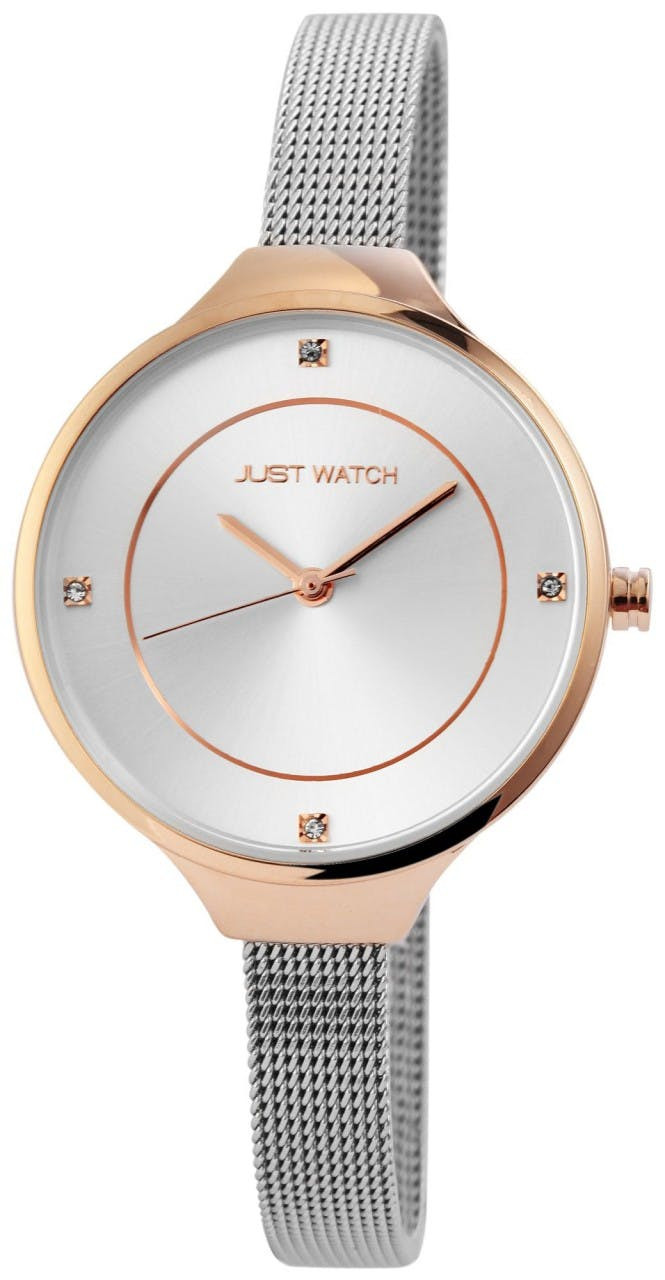 Evie mesh stainless steel watch
