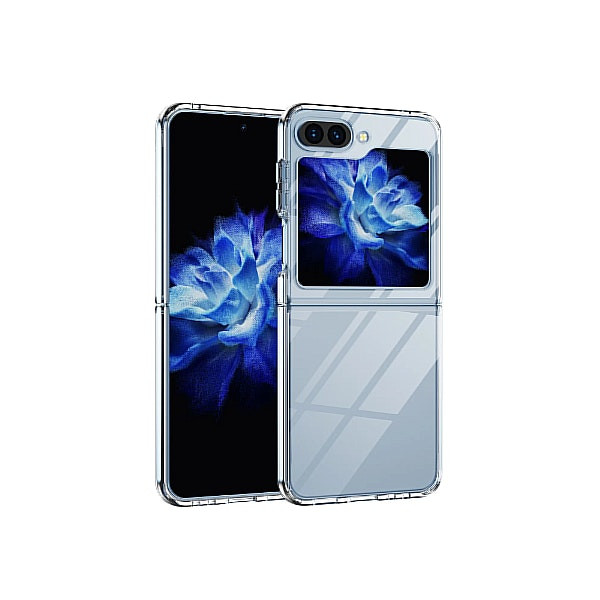 Anti-Shock Case for Samsung Galaxy Z Flip5 Transparent