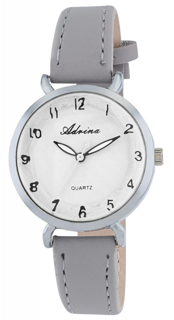 Reloj casual de mujer Adrina con correa de piel sintética