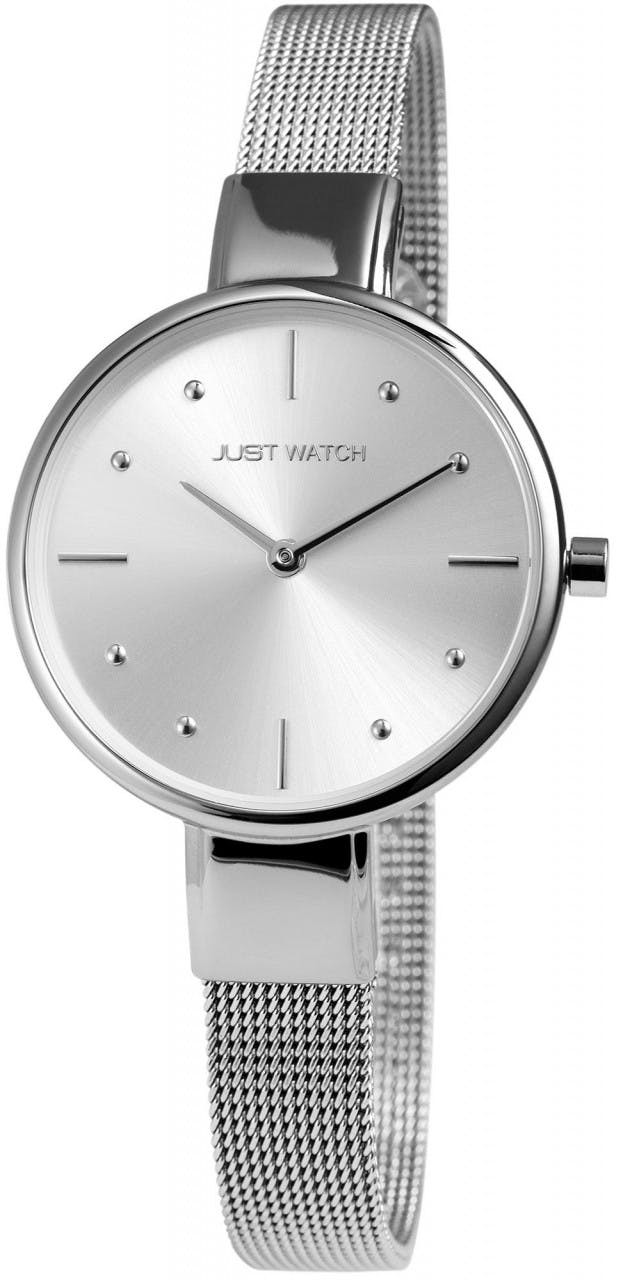 Reloj analógico mujer con correa mesh de acero 32 mm