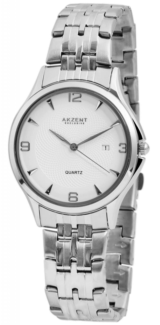 Akzent AK1806 men's stainless steel wristwatch
