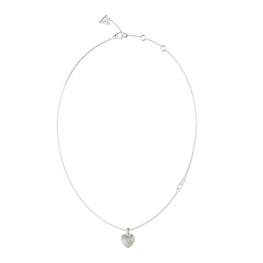 Collar de acero inoxidable con colgante y piedras