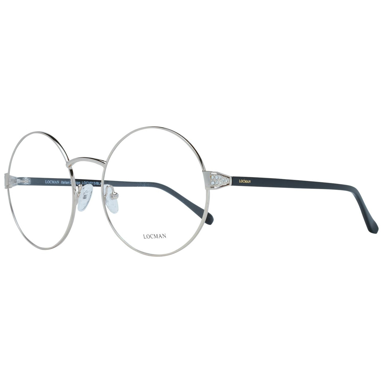 Black full-rim optical frame 58mm