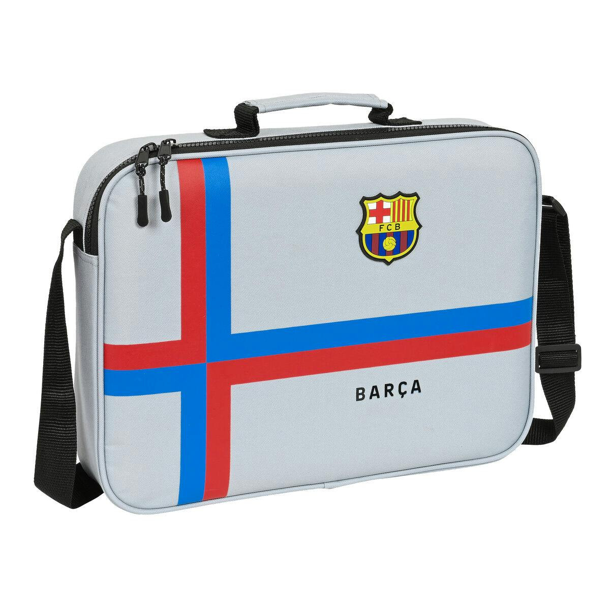 Grey school folder in 600D polyester