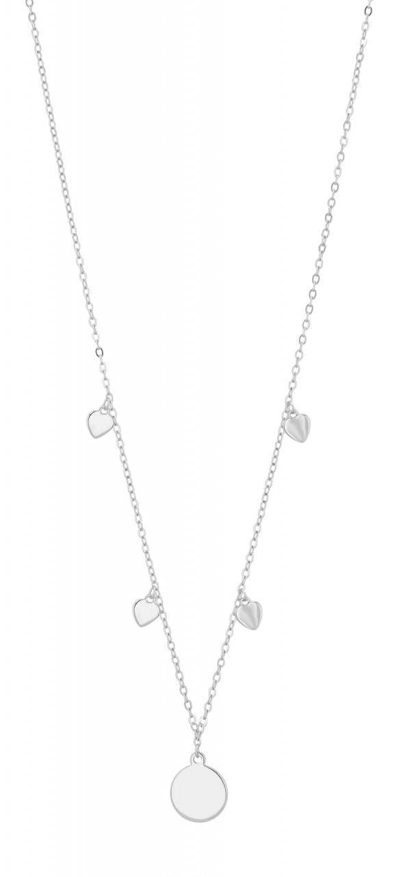 Collar con colgante de plata 925 bañado en rodio