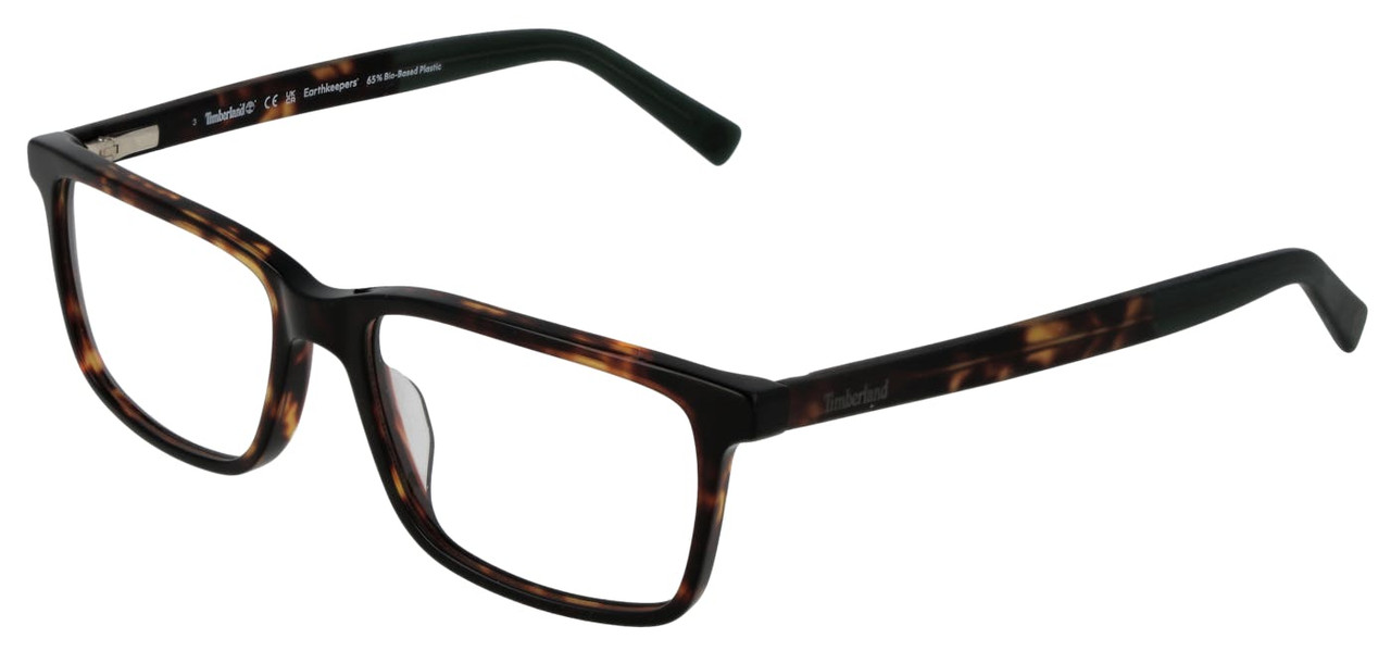 Rectangular acetate brown optical frame with case