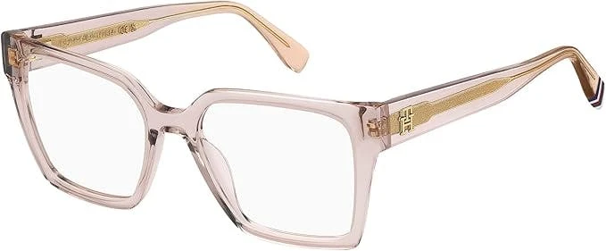 Montura óptica cuadrada rosa en acetato TH 2103