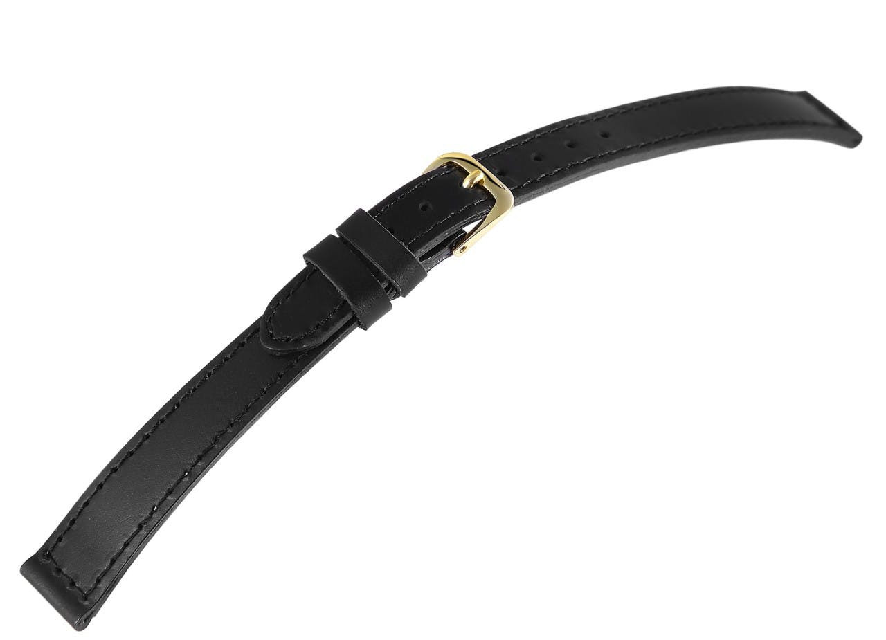 Genuine leather 16mm watch strap with pin buckle