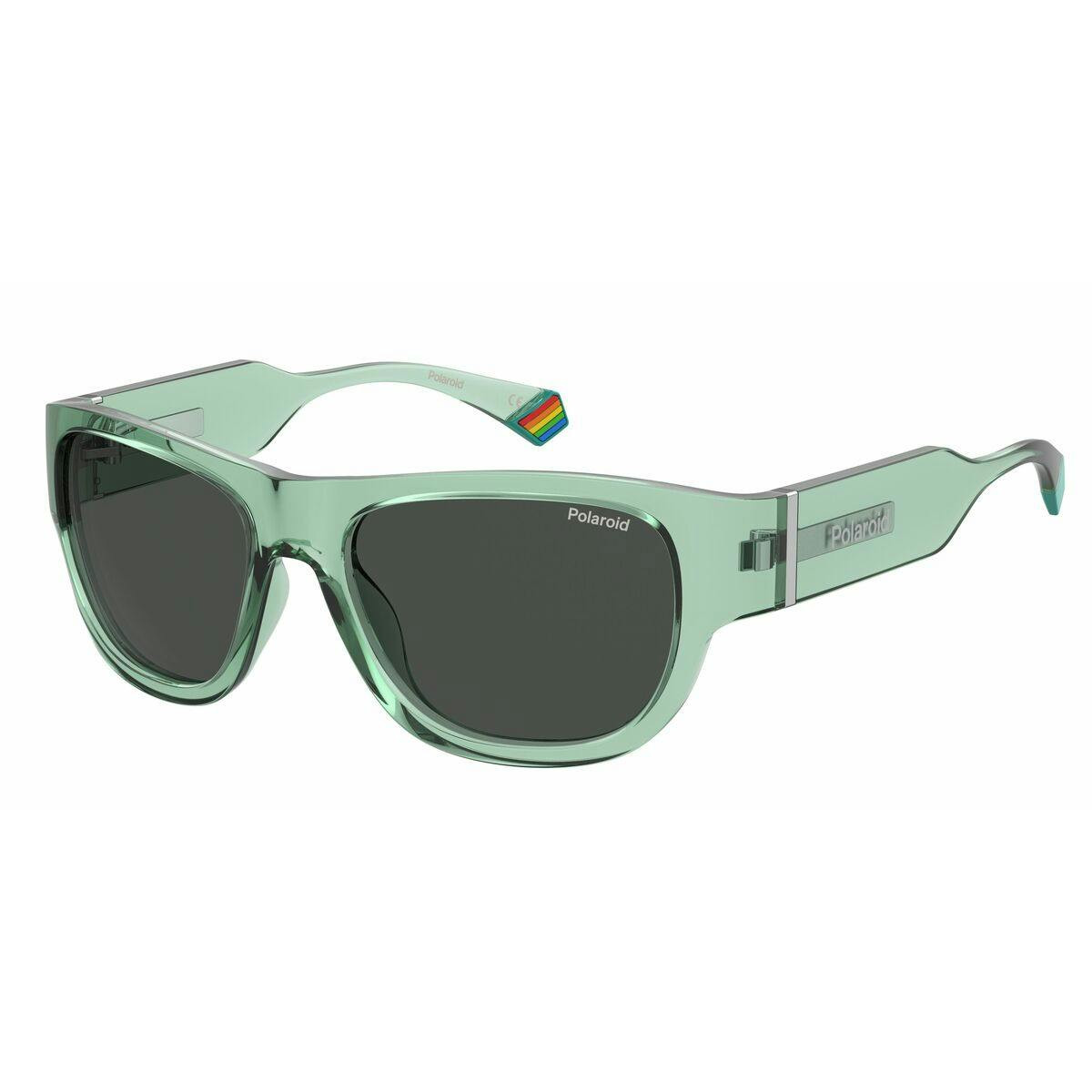 PLD-6197-S plastic sunglasses with grey lenses