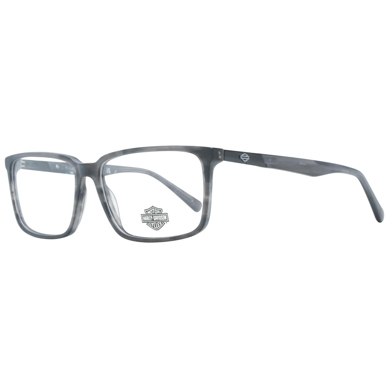 Montura óptica Harley-Davidson rectangular gris