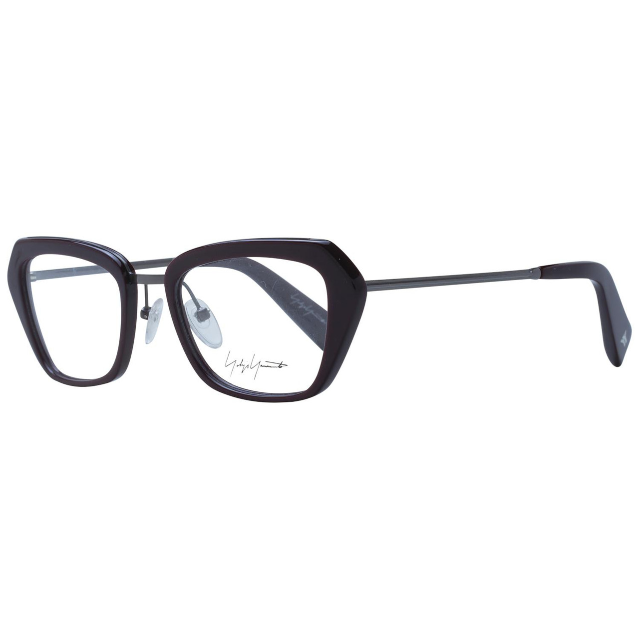 YY1005 red acetate full-rim optical frame