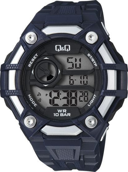 Reloj hombre resina negro 10 ATM