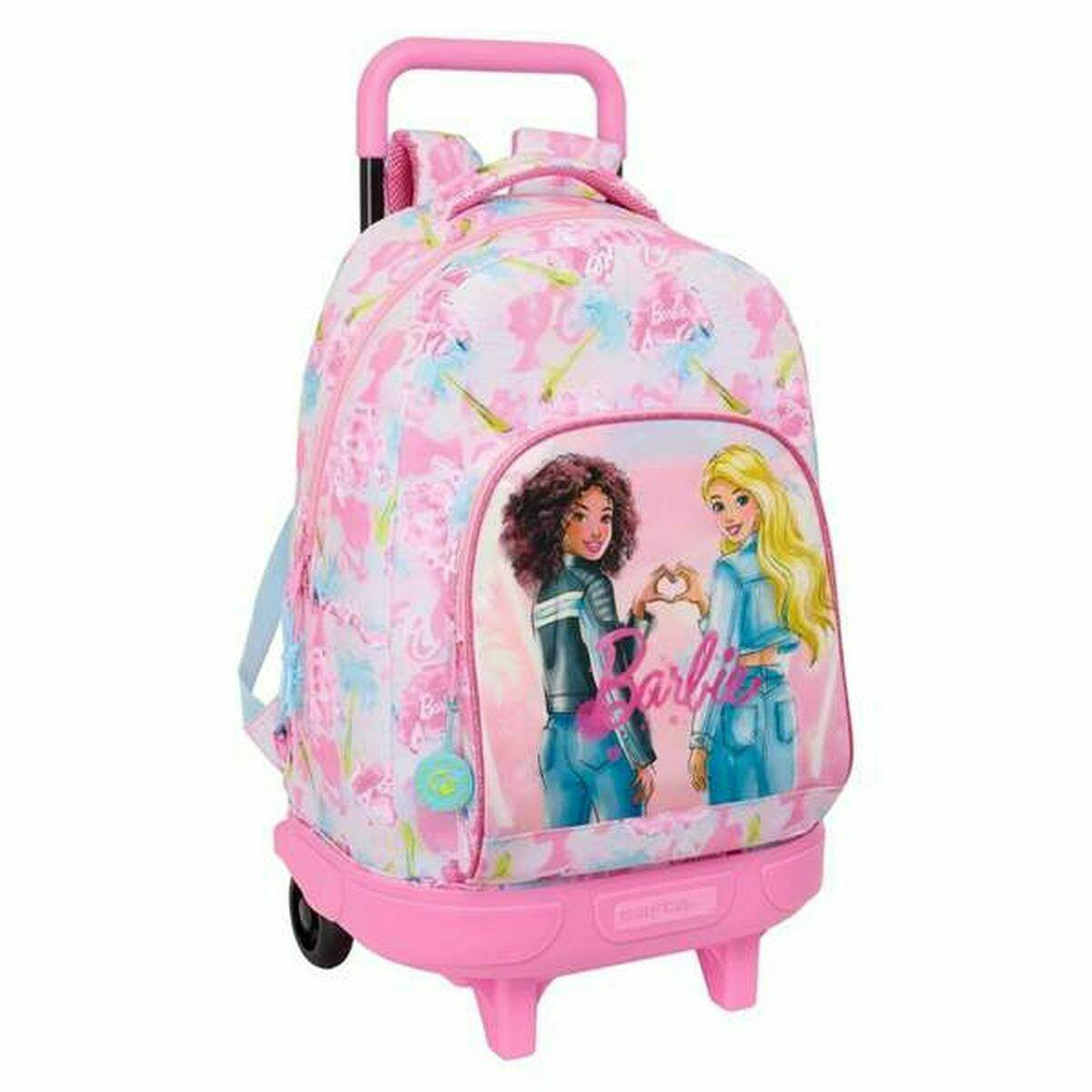Mochila escolar BARBIE en poliéster 300D
