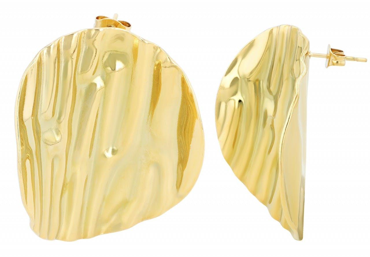 Pendientes Venya de Acero Inoxidable Dorado