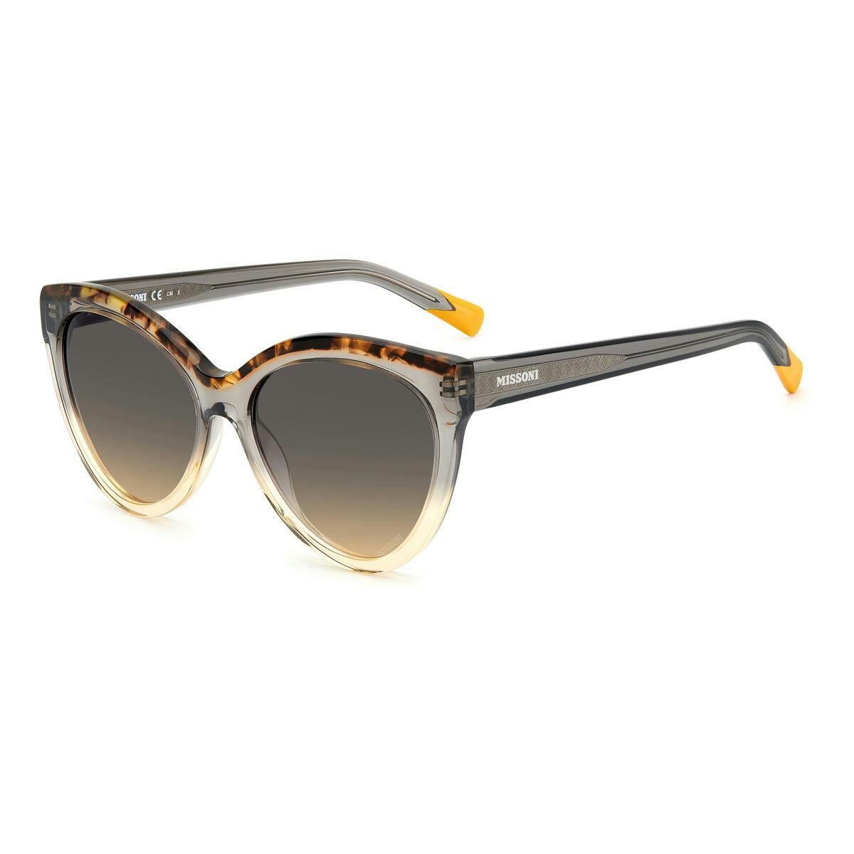 Gafas de sol de acetato con lentes marrones de policarbonato