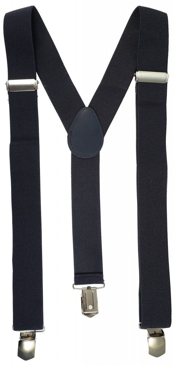Tirantes clásicos de tejido elástico con clips metálicos