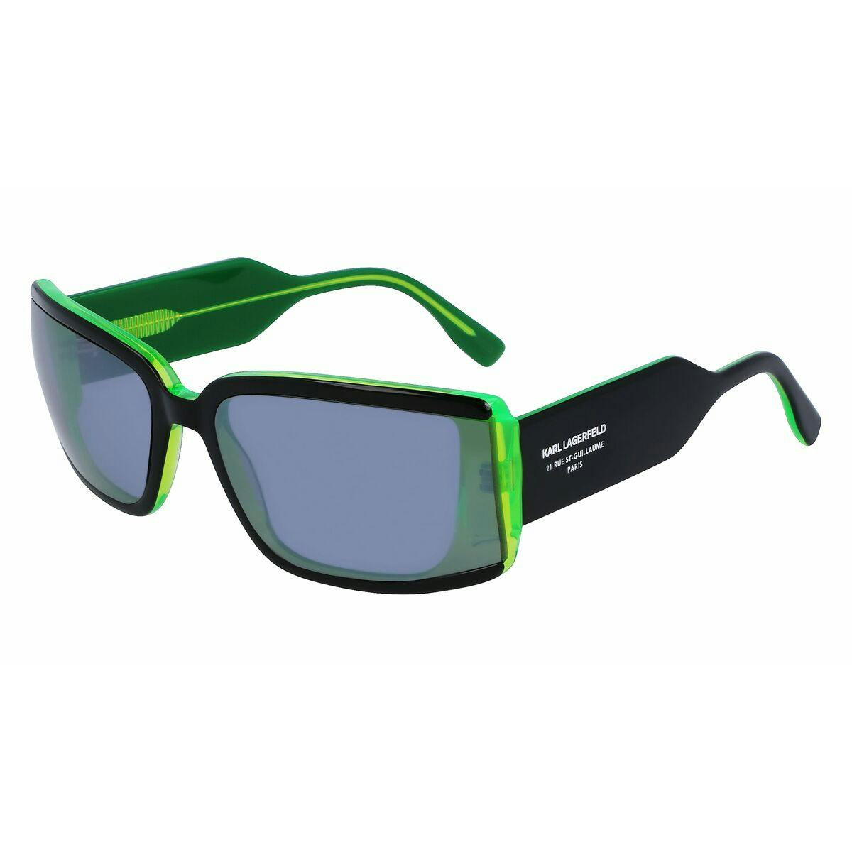 KL6106S sunglasses black frame grey lenses