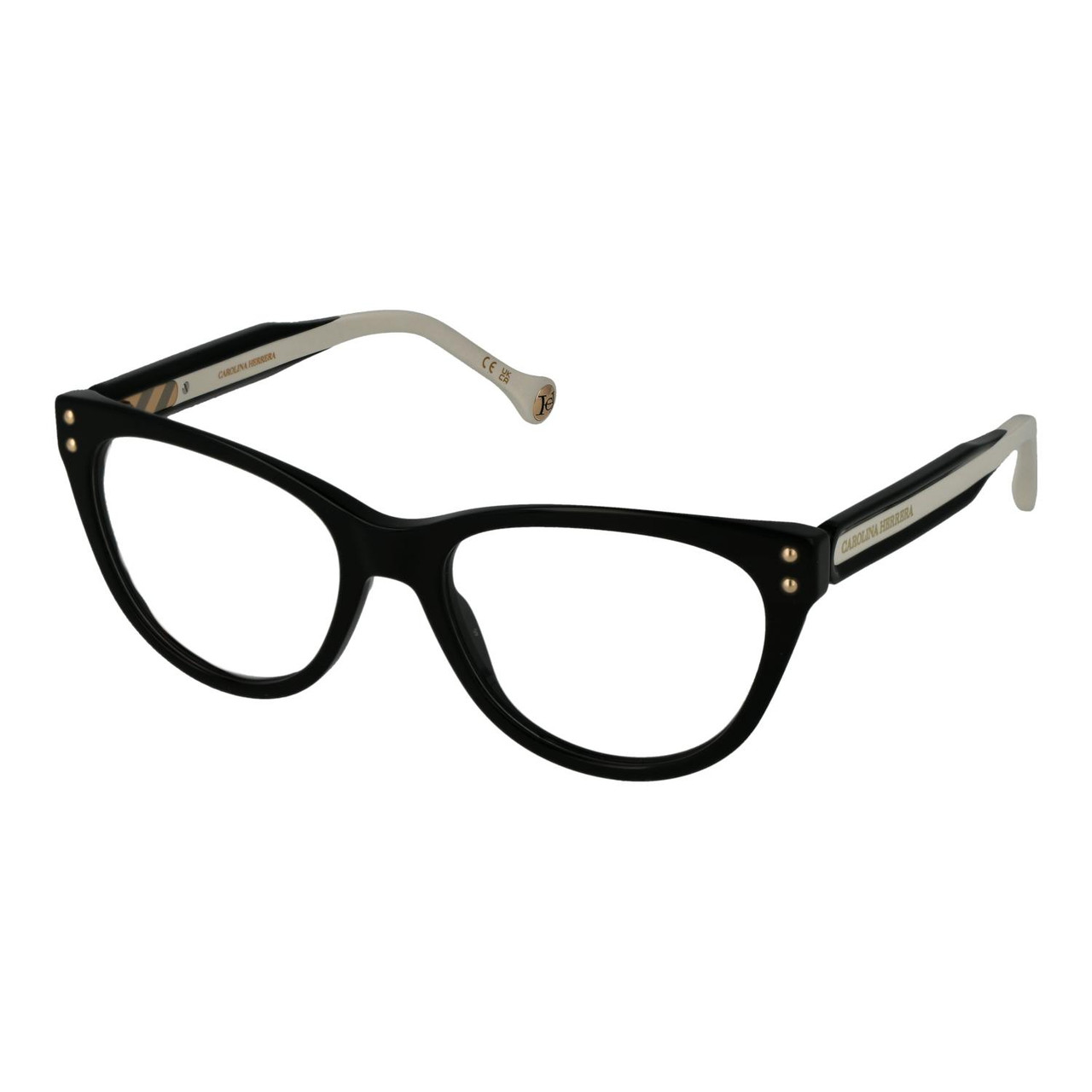 Montura óptica cat-eye acetato negra HER 0256
