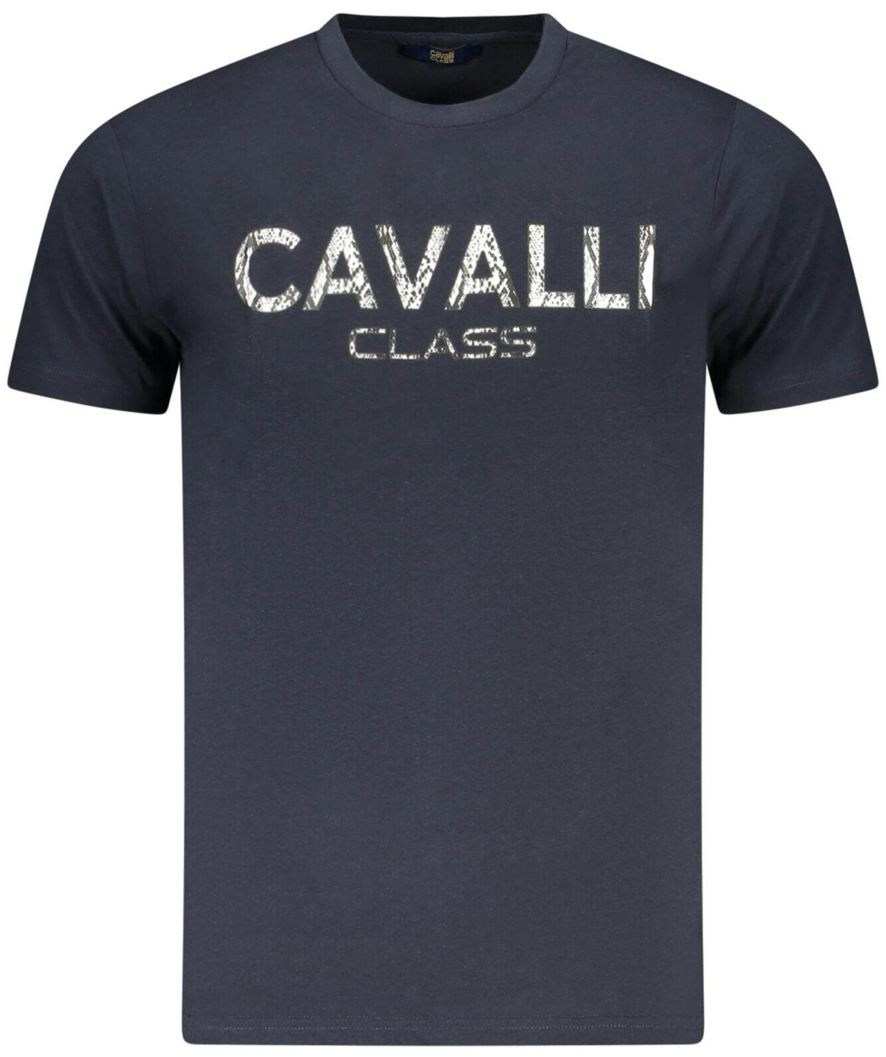 Camiseta de algodón azul