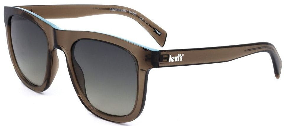 Gafas LV-1023 con lentes grises y montura marrón