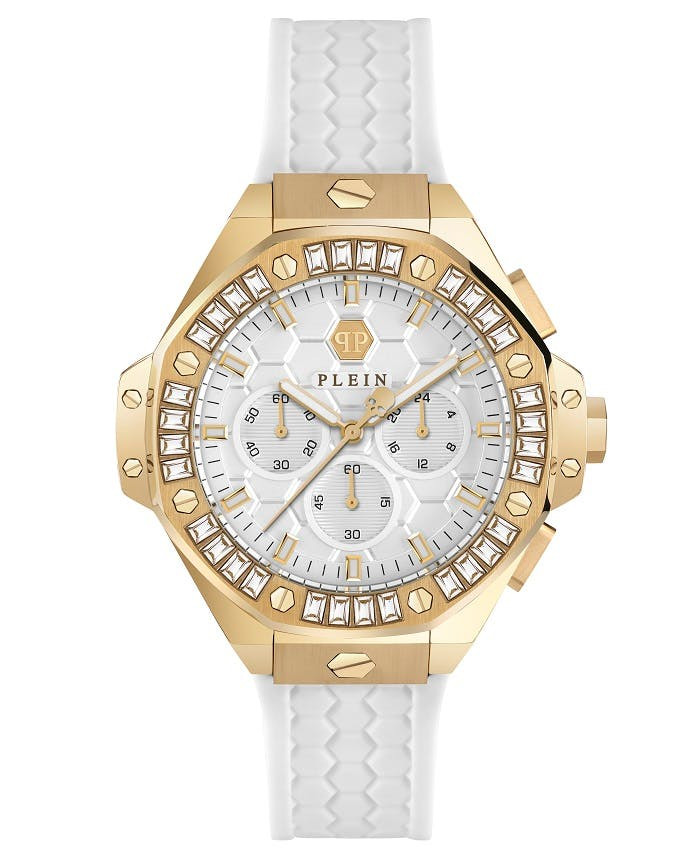 Chrono Royal unisex quartz watch with silicone strap