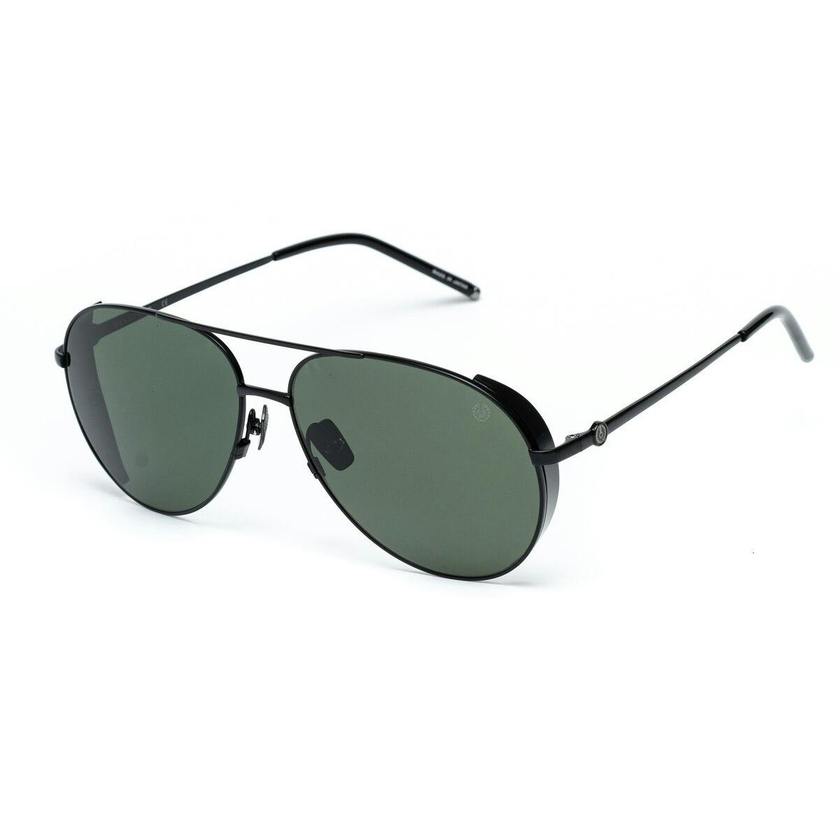 Gafas de sol Archer en titanio con lentes verdes