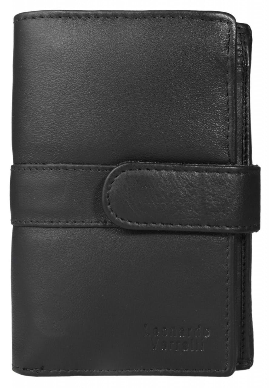 Cartera señora cuero genuino con protección RFID