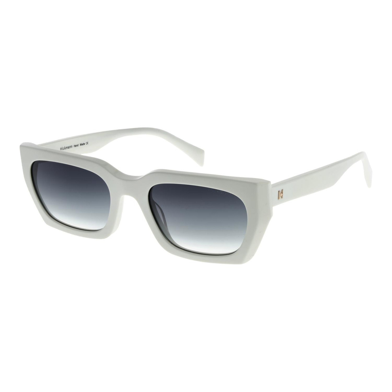 Gafas de sol ojo de gato en acetato blanco