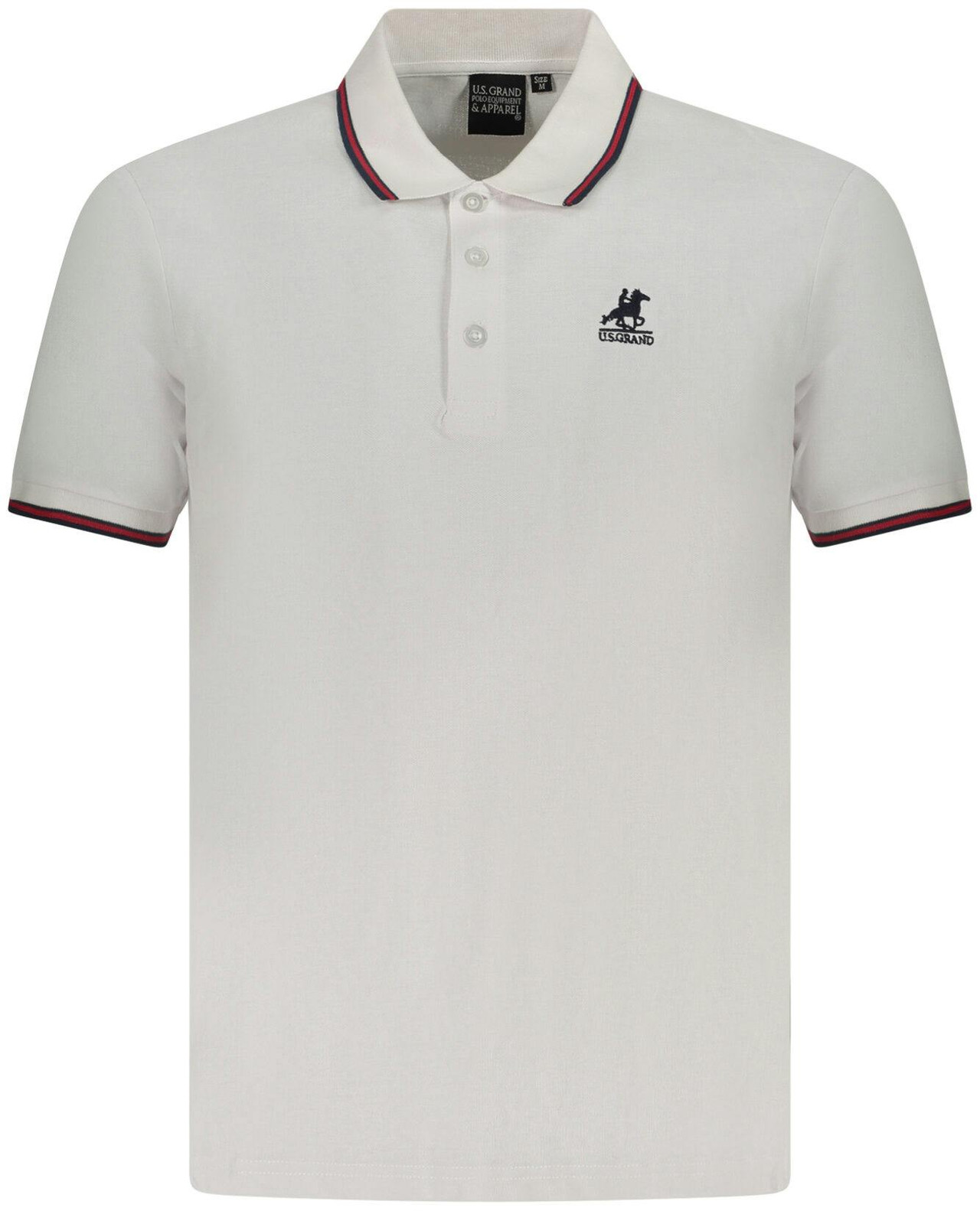Polo clásico blanco de algodón