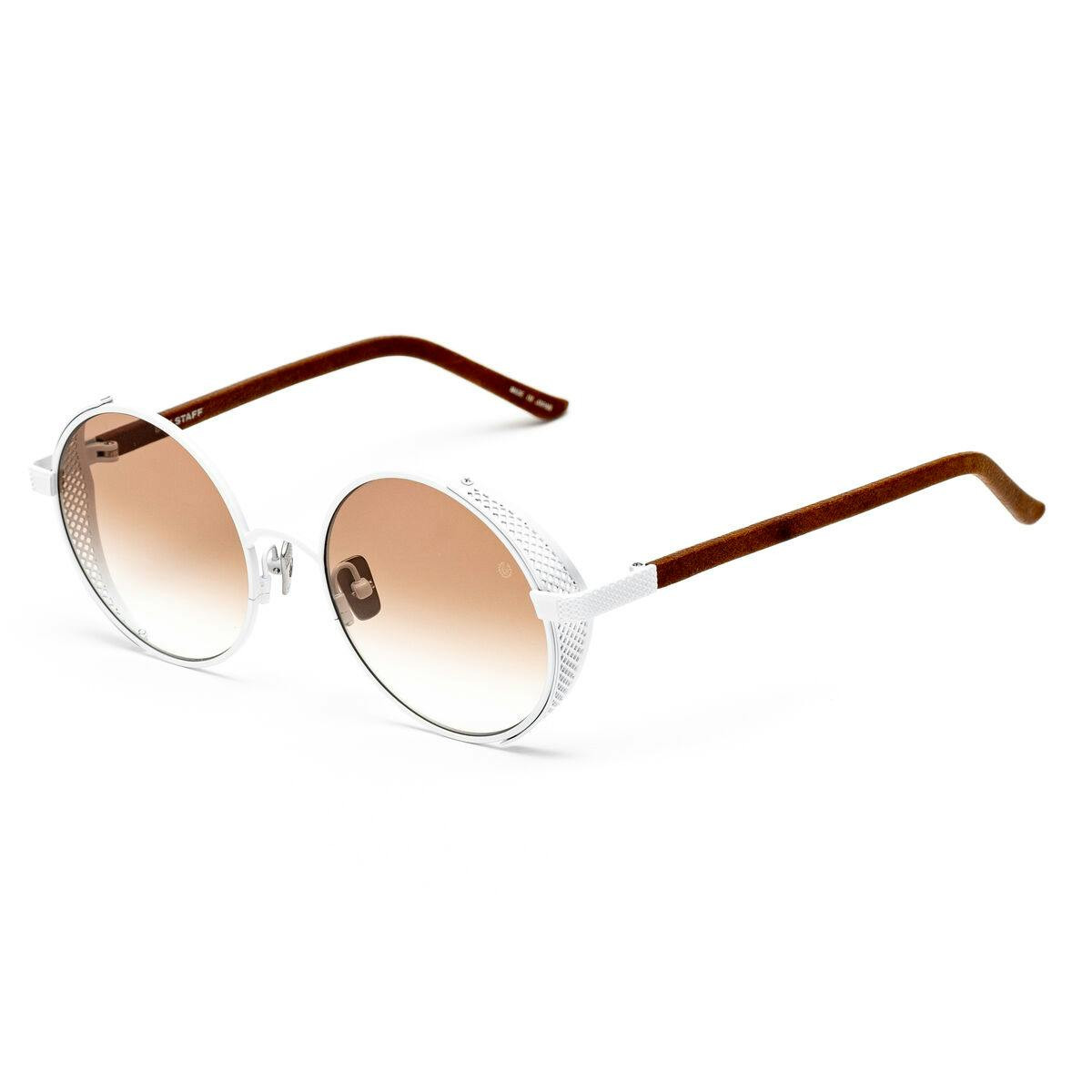 Gafas de sol TROPHY-2 titanio con lentes naranjas