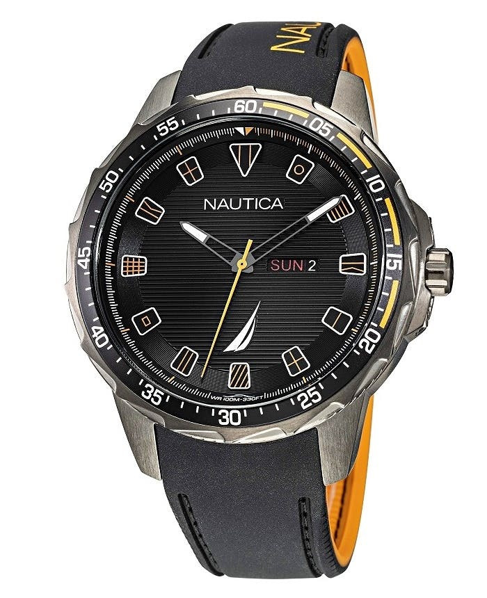 Reloj Coba Lake con caja de acero inoxidable y correa de silicona