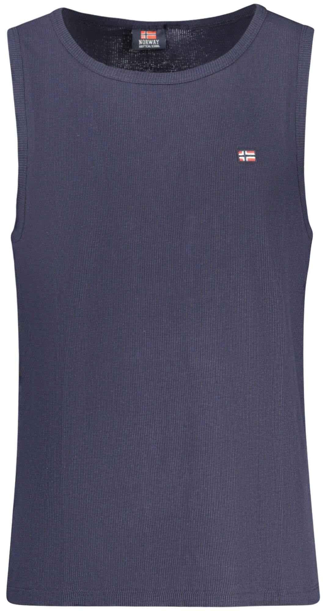 Jersey trenzado azul algodón