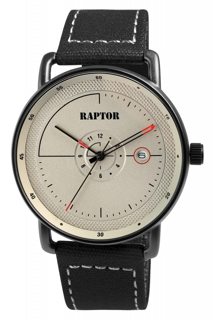 Reloj hombre con cristal mineral y fecha