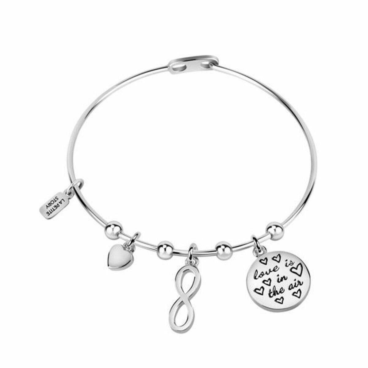 Pulsera LPS05ASD01 en acero inoxidable con cierre de gancho