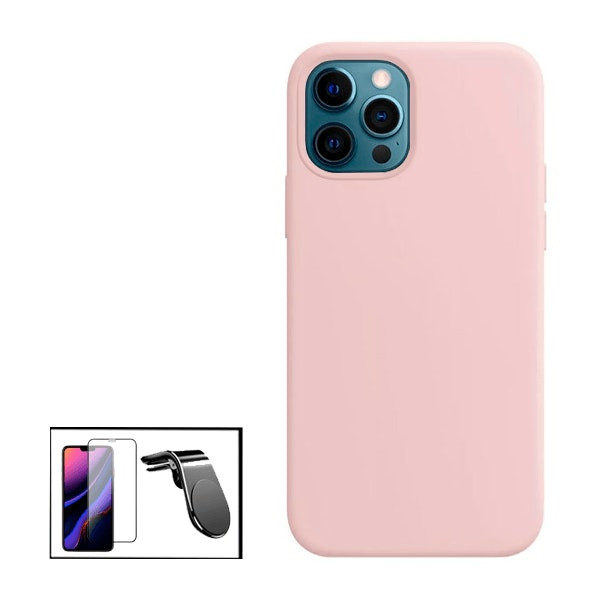 Protector de vidrio templado 5D con funda de silicona y soporte magnético para iPhone 14 Pro Max