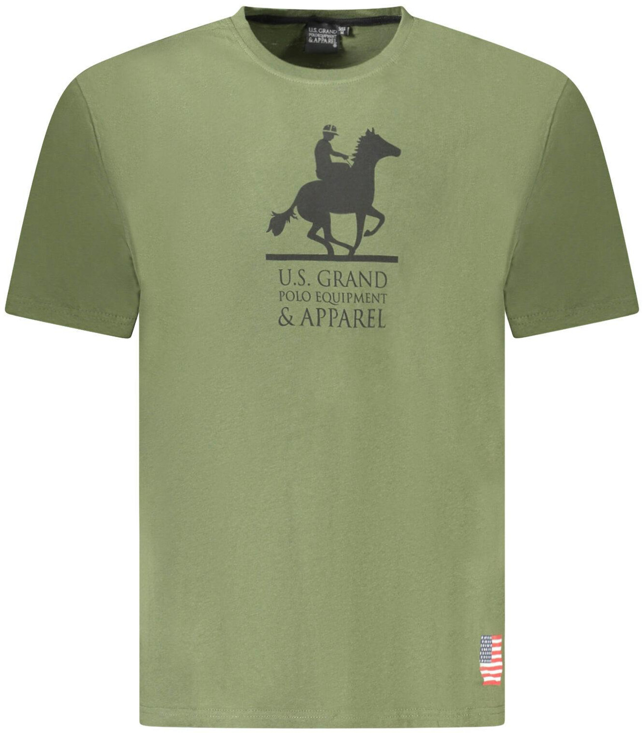 Camiseta verde de algodón