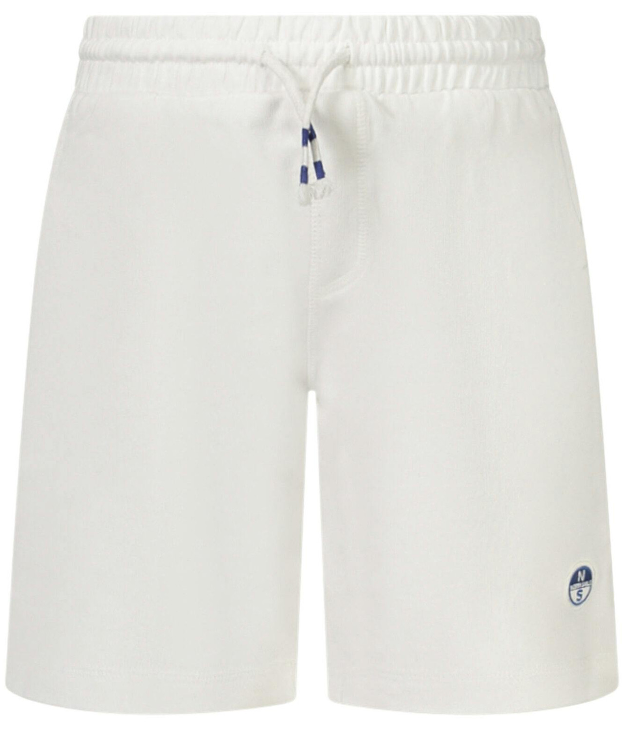 Children's white cotton shorts