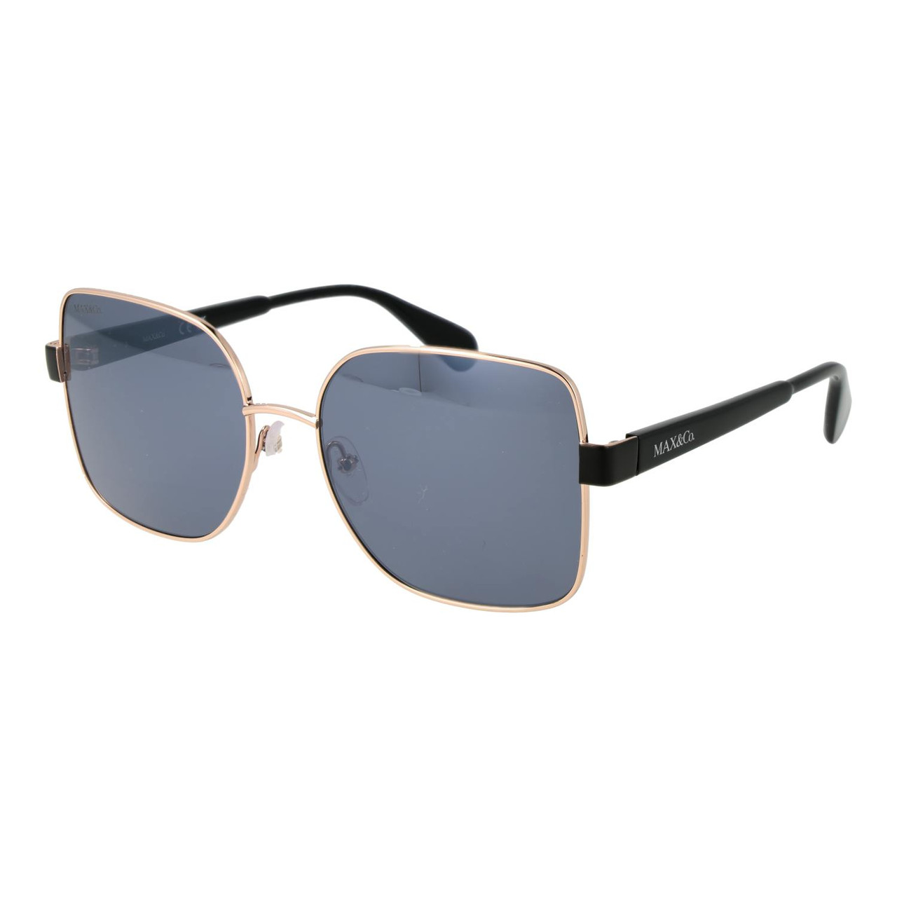 Gafas de sol MO0061 montura metal oro rosa con lentes grises