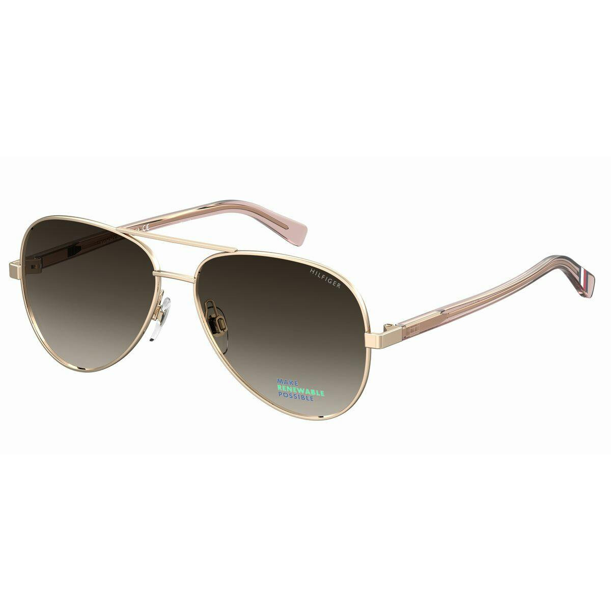 Tommy Hilfiger TH-1921-RE-S-0 stainless steel sunglasses with gradient lenses