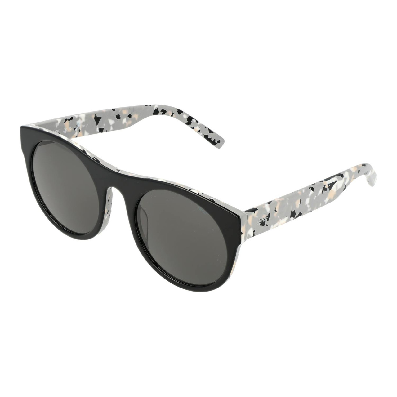Gafas de sol redondas de acetato con lentes grises