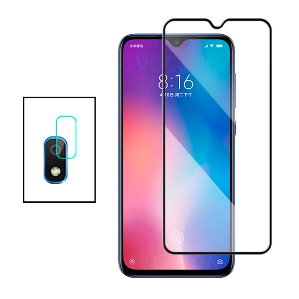 Protector Cámara Trasera y Vidrio Full Cover para Samsung Galaxy A10s